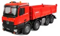 Produktbild: RC LKW MERCEDES-BENZ AROCS MULDENKIPPER 8X4/4 4WD 50cm 1:18 RTR ROT AMEWI 22693
