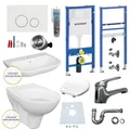 Produktbild: Geberit Duofix Vorwandelement WC Waschbecken Beschichtung Bad Komplett Set