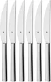 Produktbild: WMF Steakmesser Nuova (6 Stück), solide Monobloc Steakmesser