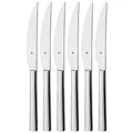 Produktbild: WMF Nuova Steakmesser Set 6-teilig, 23 cm, Pizzamesser, Cromargan Edelstahl poliert, spülmaschinengeeignet