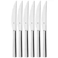Produktbild: Nuova Steakmesser Set 6-teilig 23 cm Pizzamesser Cromargan Edelstahl poliert ...