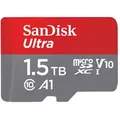 Produktbild: SanDisk Ultra microSDXC 1,5TB Speicherkarte + SD Adapter 150MB/s A1 Class 10 UHS-I