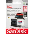 Produktbild: SanDisk Ultra microSDXC A1 1,5TB 150MB/s Adapt.SDSQUAC-1T50-GN6MA MicroSD Karte
