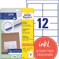Produktbild: AVERY Zweckform Etiketten 4781 weiß 97,0 x 42,3 mm, 30 Blatt