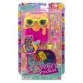 Produktbild: Mattel Polly Pocket Eiskätzchen-Schatulle, Spielset mit 1 Minipuppe und Hündchen