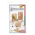 Produktbild: folia 9402 - Adventskalender-Set mit 24 lebensmittelechten Papiertüten naturfarben, Kordel und Zahlensticker