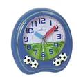 Produktbild: Atlanta Analoger Kinderwecker blau Kunststoff Fußball Motiv