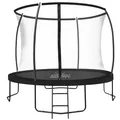 Produktbild: Zero Gravity Trampolin Outdoor Ø 183/244/305/366/427 cm, TÜV GS, Smartes Klappnetz für schnellen Auf- und Abbau, Outdoor Trampolin Komplett-Set inkl. Leiter, Aufbauvideo, Ultima 4