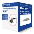 Produktbild: Auto Hak Anhängerkupplung starr für DODGE RAM 1500  TOP