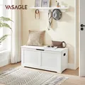Produktbild: VASAGLE Schuhbank mit Stauraum, Länge 100 cm, Weiß
