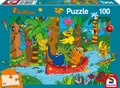 Produktbild: SCHMIDT SPIELE PUZZLE DIE MAUS IM DSCHUNGEL 100 TEILE 56313