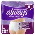 Produktbild: Always Discreet Inkontinenz-Höschen Plus Für Frauen, L, 9 Höschen, Verhindert Auslaufen Und Gerüche, Angenehm Und Kaum Spürbar