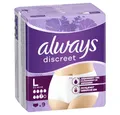Produktbild: always Inkontinenz-Pants always Inkontinenzhosen discreet L für Frauen, 9 St.