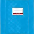 Produktbild: BRUNNEN Hefthülle A5 mittelblau Folie mit Schild 104052534
