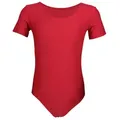 Produktbild: Aquarti Turnanzug Aquarti Mädchen Kurzarm Ballettanzug Einfarbig rot 152