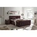 Produktbild: Boxspringbett Cashfield 8 ca. 180x200 cm Aubergine