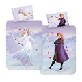 Produktbild: Disney Frozen Eiskönigin Anna und Elsa Baby/Kinder Bettwäsche 40x60 + 100x135 cm