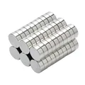 Produktbild: 50 Stück Neodym Mini-Magnete für Kühlschrank 8x3mm - Starke Haftkraft