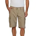 Produktbild: TIMEZONE Cargoshorts Herren Shorts MaguireTZ Regular Fit Bermudashorts mit Gürtel beige 40
