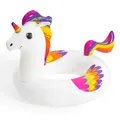 Produktbild: Wasserreifen Aufblasbar Schwimmring Badering Badespaß Einhorn 110x80x71 cm