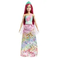 Produktbild: Barbie HGR15 - Dreamtopia Königlich Puppe (Blonde Haare) mit Glitzer-Oberteil, Königlich -Rock und Königlich em Haarschmuck, Spielzeug für Kinder ab 3 Jahren