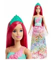 Produktbild: Barbie Dreamtopia Princess pink hair HGR15 Mattel