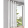 Produktbild: heine Gardine Dekostore . (2 St), Ösen, halbtransparent, Fertigstore gerade Form weiß 140 cm x 245 cm