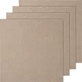 Produktbild: Mophorn - Vevor Teppichfliesen Zum Abziehen Und Aufkleben, 457x457mm, Selbstklebende Teppichbodenfliesen, Weich Gepolsterte Teppichfliesen, Diy-installation Für Schlafzimmer, Wohnzimmer (10 Stk., Hellbraun)