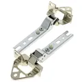 Produktbild: Brandt Metall Butt Türscharnier Topfscharnier Scharnier Tür Kühlschrank für Bosch Siemens Neff Constructa 268698 Miele M2285121 Quelle Privileg 00907485 2 stück