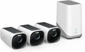 Produktbild: eufy Security Überwachungskamera eufyCam 3, überwachungskamera aussen, 4K kabellose überwachungskamera (3-tlg)