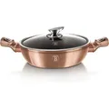 Produktbild: Berlinger Haus Granittopf 28cm BH-1519 Roségold mit Soft Touch Silikongriffen und Turbo Induction