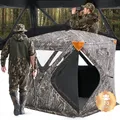 Produktbild: VEVOR Jagdzelt Jagdversteck Pop Up Unterstander 148x148x170cm Tarnzelt