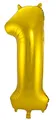 Produktbild: Folat 631815 - Folienballon Zahl 1 - gold - ca. 86 cm