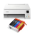 Produktbild: IC-Office TS6351a Farbtintenstrahl-Multifunktionsgerät All-in-One 3-in-1 (Drucker, Scanner, Kopierer, USB, WLAN, Apple AirPrint) Weiß + 5 XXL Tintenpatronen