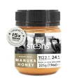 Produktbild: Steens Manuka Honey MGO 1122+ - 225 g rein roher 100% zertifizierter UMF 24+ - über Manuka Honig 1000 MGO - abgefüllt und versiegelt in Neuseeland