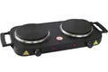 Produktbild: Deski Doppelkochplatte 2 x 1000 Watt schwarz Kochplatten Doppel Kochplatte 2000W