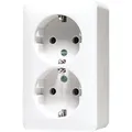 Produktbild: 1St. Jung 6020AWW Steckdose 2fach Alpinweiß 6020 A WW