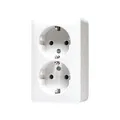 Produktbild: Jung SCHUKO-Steckdose 2-fach 6020 A WW Steckdosen 6020AWW SCHUKO-Steckdose