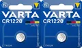Produktbild: 2x Varta Professional Electronics Knopfzelle Lithium CR1220 3V (1er Blister)