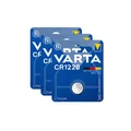 Produktbild: 3x Varta Knopfzelle Lithium CR1220 3V Batterie 1er Blister CR 1220 DL1220
