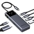 Produktbild: Uno USB-C Hub CM888 6-in-1 , Dockingstation silber