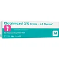 Produktbild: Clotrimazol 1% Creme-1A Pharma 20 g