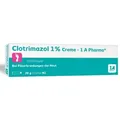 Produktbild: Clotrimazol 1% Creme bei Pilzerkrankungen