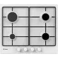 Produktbild: Candy Idea CHW6BRWW Einbaukochfeld, 59 cm, Gas, 4 Brenner, weiß - Weiß