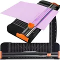 Produktbild: Papierschneider Papierschneidemaschine A4 A3 Papier Fotoschneider DIY Handwerk Schneidemaschine Klingen Schneidegerät A4-Papier Office Schwarz Retoo