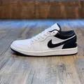 Produktbild: Nike Air Jordan 1 Low Gr.45 schwarz weiß 553558 132 Herren Damen Schuhe Sneaker