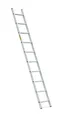 Produktbild: DRABEST PRO Serie Anlegeleiter Aluminium-Stufenleiter - 10 Stufen - mit Leiterhaken - Tragfähigkeit 150 kg - Anti-Rutsch-Füße, Leichtes Gewicht, korrosionsbeständig - EN131