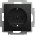 Produktbild: Busch-Jaeger 20 EUCBLI-915 Schutzkontaktsteckdose Safety+ mit Nachtorientierungslicht/Steplight®, Busch-balance SI, schwarz matt