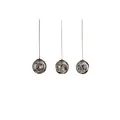 Produktbild: Lindby Valentina 3 Pendelleuchte Smoked Grey Brown Pendellampe Licht Leuchte