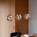 Produktbild: Lindby Pendelleuchte 'Valentina' (Design, Modern) in Alu aus Glas (3 flammig, E1
